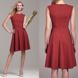 $265 M.M. Lafleur Toi brick red dress Sz 2